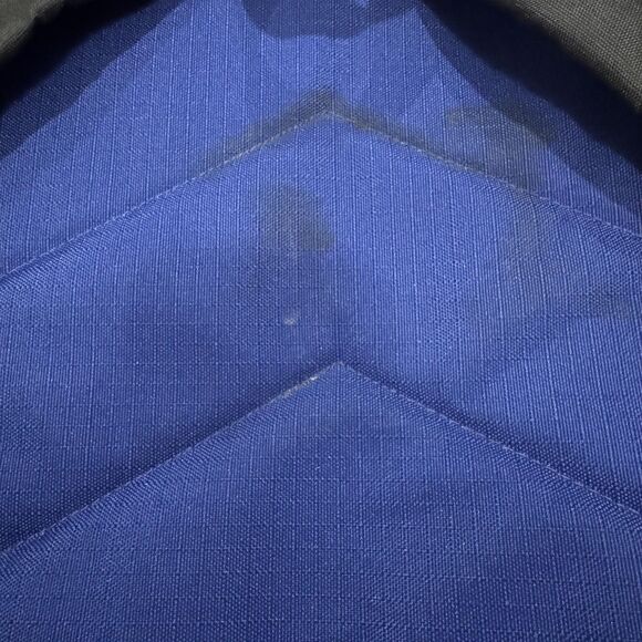 VTG HBO Backpack Monarch Luggage Blue Ripstop Fabric Daypack Mesh Pockets Bungee - Picture 3 of 8